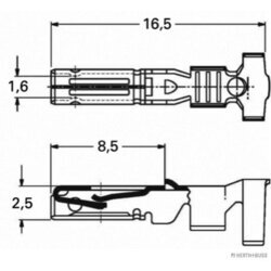 Lem spony HERTH+BUSS ELPARTS 50253327 - obr. 1