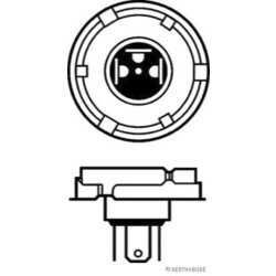 Žiarovka pre diaľkový svetlomet HERTH+BUSS ELPARTS 89901091 - obr. 1
