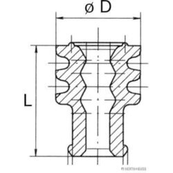 Tesnenie/Ochranná zátka HERTH+BUSS ELPARTS 50282029099 - obr. 1