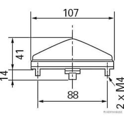 Obrysové svetlo HERTH+BUSS ELPARTS 82710028 - obr. 4