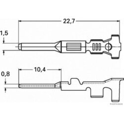 Lem spony HERTH+BUSS ELPARTS 50253326 - obr. 1