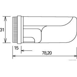 Bočné obrysové svetlo HERTH+BUSS ELPARTS 82710158 - obr. 3