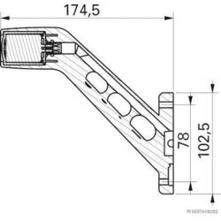 Obrysové svetlo HERTH+BUSS ELPARTS 82710399 - obr. 3