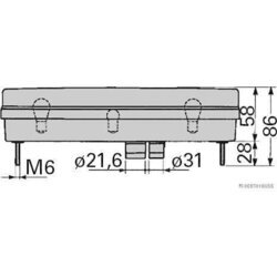 Zadné svetlo HERTH+BUSS ELPARTS 83840577 - obr. 4