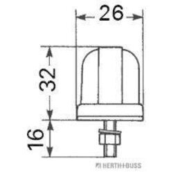 Osvetlenie poznávacej značky HERTH+BUSS ELPARTS 84750016 - obr. 4