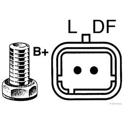 Alternátor HERTH+BUSS ELPARTS 32437433 - obr. 3