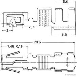 Lem spony HERTH+BUSS ELPARTS 50251822 - obr. 1