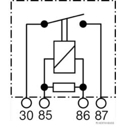 Relé palivového čerpadla HERTH+BUSS ELPARTS 75614614 - obr. 2
