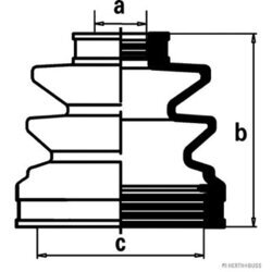 Manžeta hnacieho hriadeľa - opravná sada HERTH+BUSS JAKOPARTS J2880502