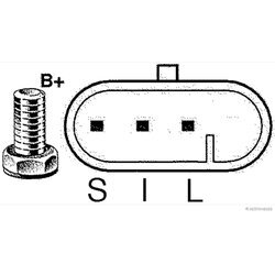 Alternátor HERTH+BUSS JAKOPARTS J5110408