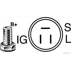Alternátor HERTH+BUSS JAKOPARTS J5112089