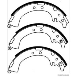 Sada brzdových čeľustí HERTH+BUSS JAKOPARTS J3506020 - obr. 2