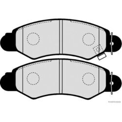 Sada brzdových platničiek kotúčovej brzdy HERTH+BUSS JAKOPARTS J3608019