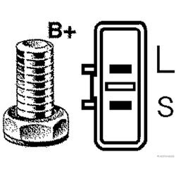 Alternátor HERTH+BUSS JAKOPARTS J5110508