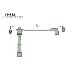 Sada zapaľovacích káblov HITACHI - HÜCO 134332