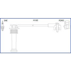 Sada zapaľovacích káblov HITACHI - HÜCO 134657