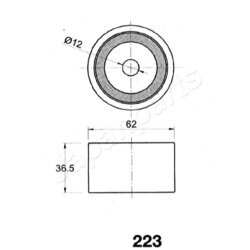 Napinák ozubeného remeňa JAPANPARTS BE-223 - obr. 1