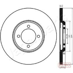 Brzdový kotúč JAPANPARTS DP-0318C