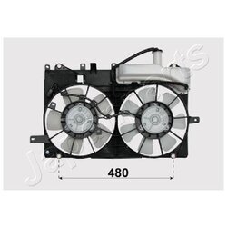 Ventilátor chladenia motora JAPANPARTS VNT152020