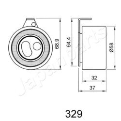 Napinák ozubeného remeňa JAPANPARTS BE-329 - obr. 1