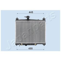 Chladič motora JAPANPARTS RDA153014