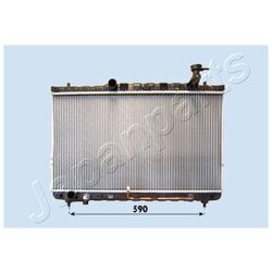 Chladič motora JAPANPARTS RDA283088