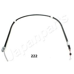 Ťažné lanko parkovacej brzdy JAPANPARTS BC-222 - obr. 1