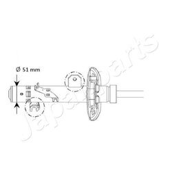 Tlmič pérovania JAPANPARTS MM-01131