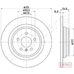 Brzdový kotúč JAPANPARTS DP-0521C