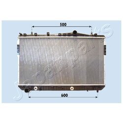 Chladič motora JAPANPARTS RDA313021