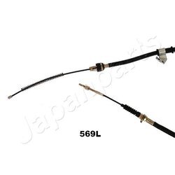 Ťažné lanko parkovacej brzdy JAPANPARTS BC-569L - obr. 2