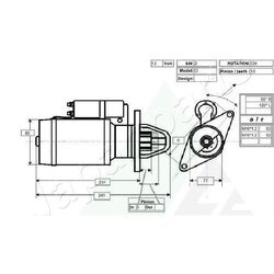 Štartér JAPANPARTS MTC952 - obr. 3