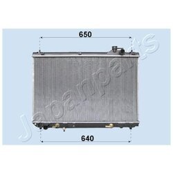 Chladič motora JAPANPARTS RDA153084