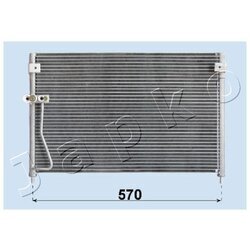Kondenzátor klimatizácie JAPKO CND253016