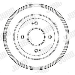 Brzdový bubon JURID 329061J
