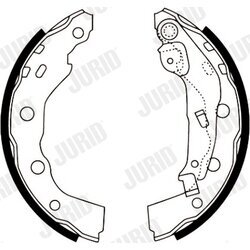 Sada brzdových čeľustí JURID 362425J - obr. 2