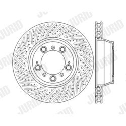Brzdový kotúč JURID 562590JC-1 - obr. 3