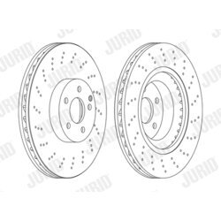 Brzdový kotúč JURID 562678JC-1 - obr. 1