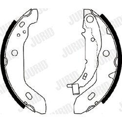 Sada brzdových čeľustí JURID 362397J - obr. 3