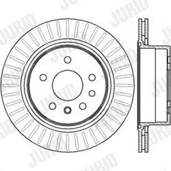 Brzdový kotúč JURID 562413J