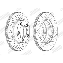 Brzdový kotúč JURID 562850JC-1 - obr. 1