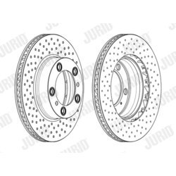 Brzdový kotúč JURID 563015JC-1 - obr. 1