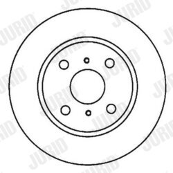 Brzdový kotúč JURID 562007JC - obr. 2