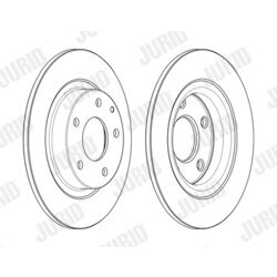 Brzdový kotúč JURID 563131JC - obr. 2