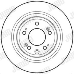 Brzdový kotúč JURID 562697JC - obr. 2