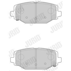 Sada brzdových platničiek kotúčovej brzdy JURID 573412J - obr. 2