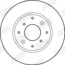 Brzdový kotúč JURID 561622JC - obr. 2