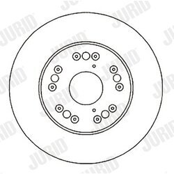 Brzdový kotúč JURID 561644J