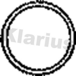 Tesnenie výfukovej trubky KLARIUS 410662