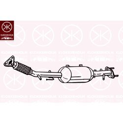 Filter sadzí/pevných častíc výfukového systému KLOKKERHOLM 097-446